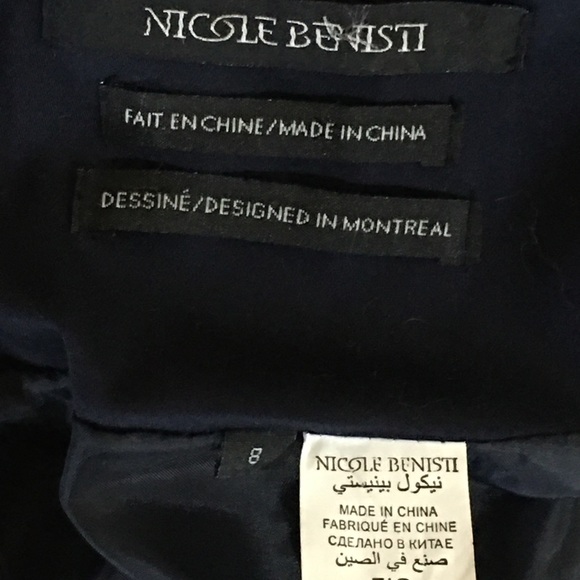 NWT Nicole Benisti women’s blazer size 8 - Picture 3 of 5